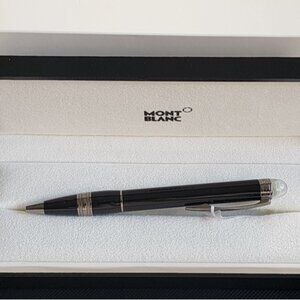 $480 Brand New 100% Auth Montblanc Starwalker Black Resin Ballpoint Pen 105657